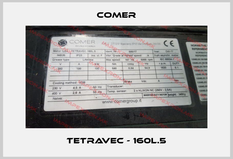 Comer-TETRAVEC - 160L.5price