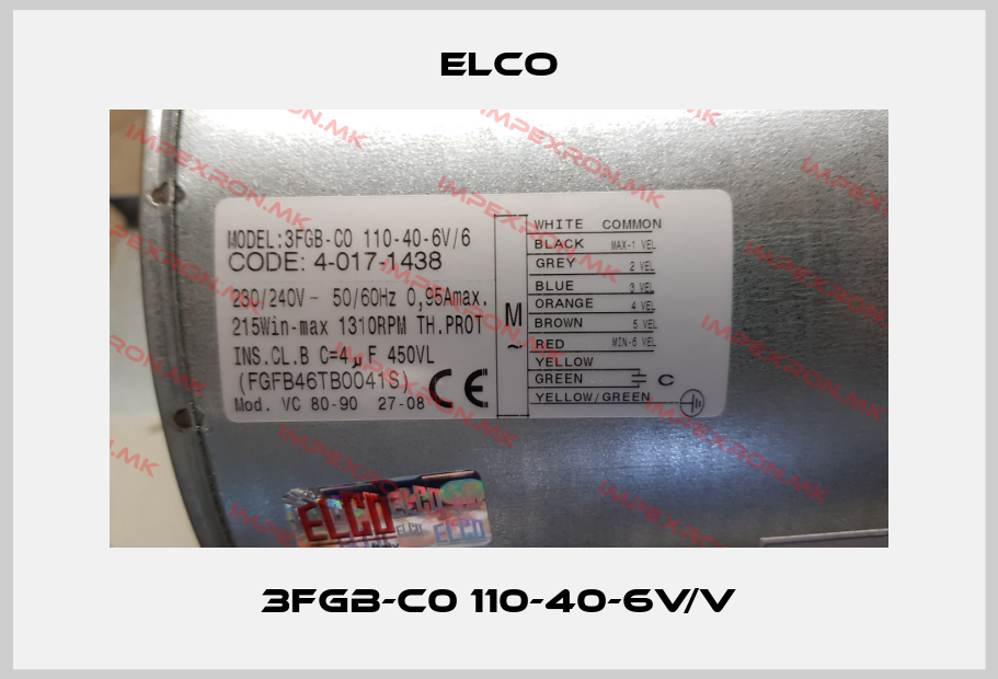 Elco-3FGB-C0 110-40-6V/Vprice