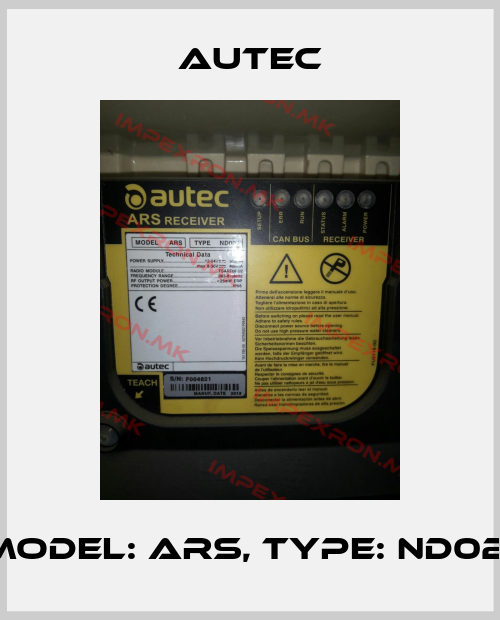 Autec-Model: ARS, Type: ND021price