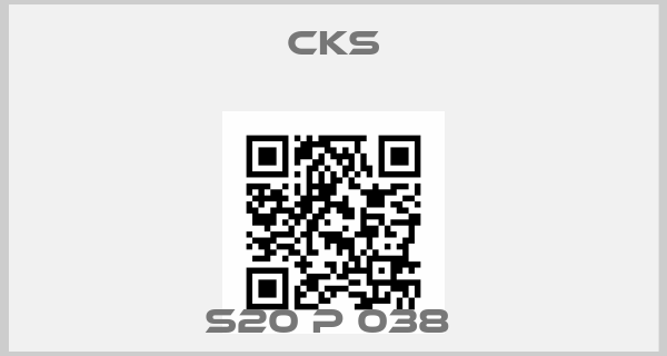 Cks-S20 P 038 price