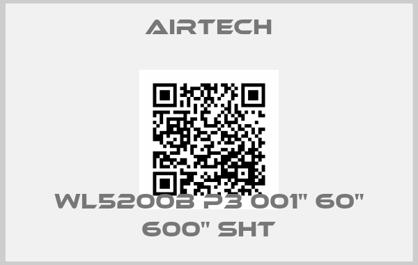 Airtech-WL5200B P3 001" 60" 600" SHTprice