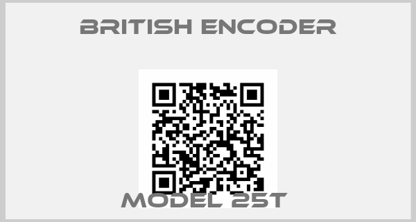 British Encoder-Model 25T price