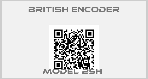 British Encoder-Model 25H price