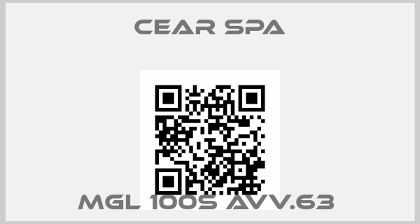 CEAR Spa-MGL 100S Avv.63 price