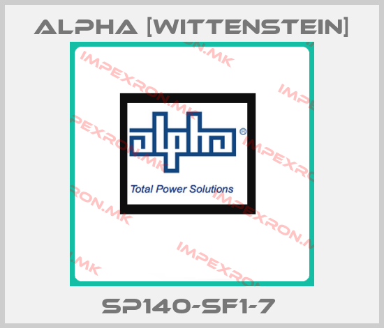 Alpha [Wittenstein]-SP140-SF1-7 price