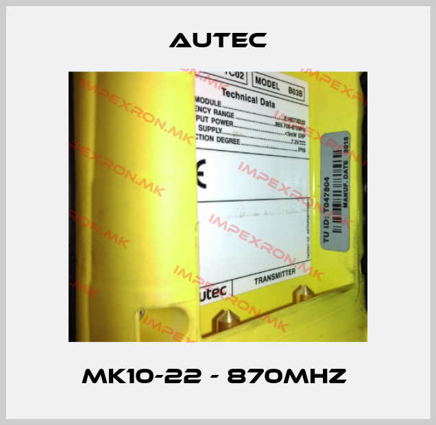 Autec-MK10-22 - 870MHz price