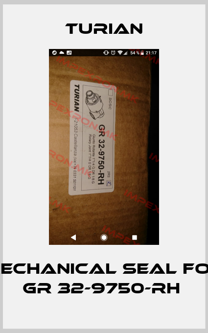 Turian-Mechanical seal for GR 32-9750-RH price