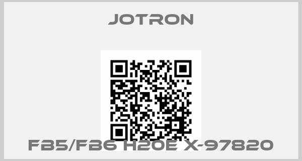 JOTRON-FB5/FB6 H20E X-97820price