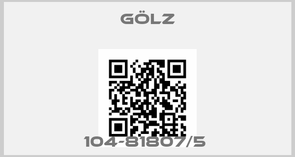 Gölz-104-81807/5 price