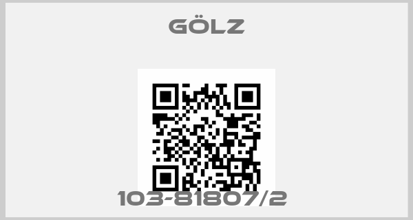 Gölz-103-81807/2 price