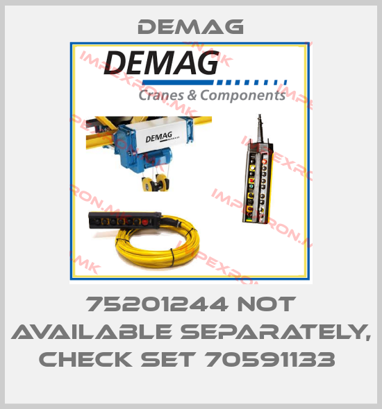 Demag-75201244 not available separately, check set 70591133 price