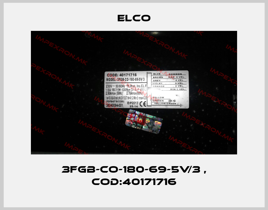 Elco-3FGB-CO-180-69-5V/3 , Cod:40171716price
