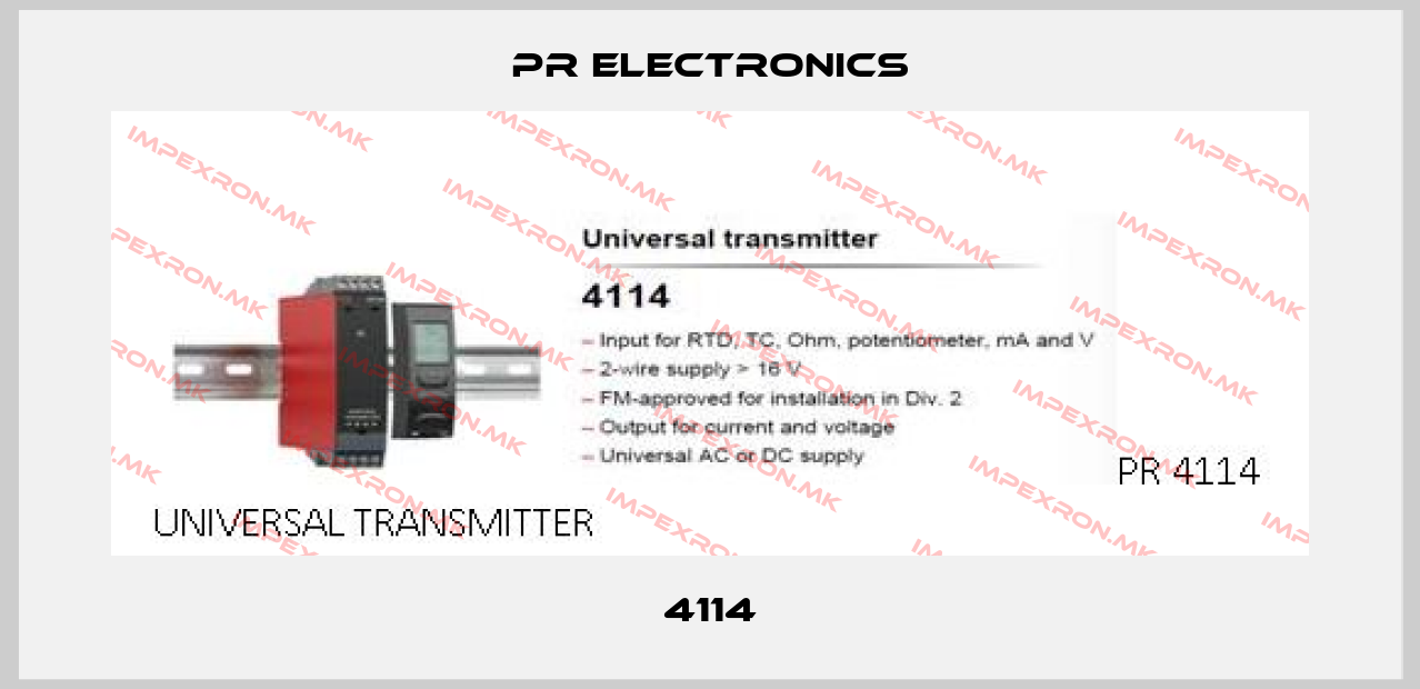 Pr Electronics-4114price