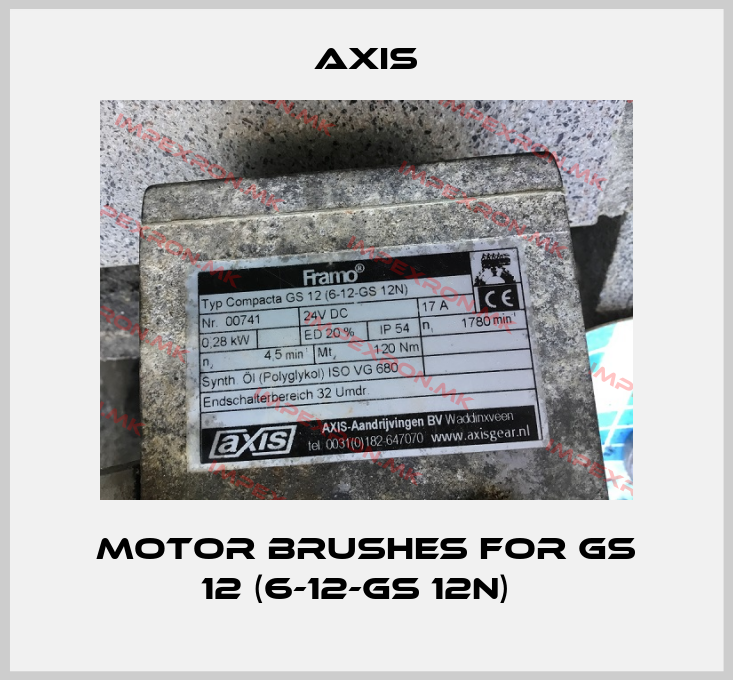 Axis-motor brushes for GS 12 (6-12-GS 12N)  price