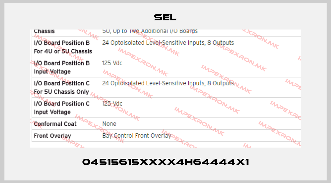 Sel-04515615XXXX4H64444X1price