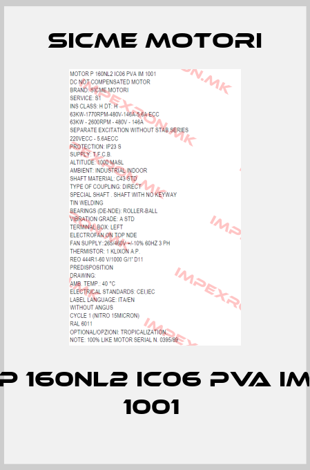 Sicme Motori-P 160NL2 IC06 PVA IM 1001 price