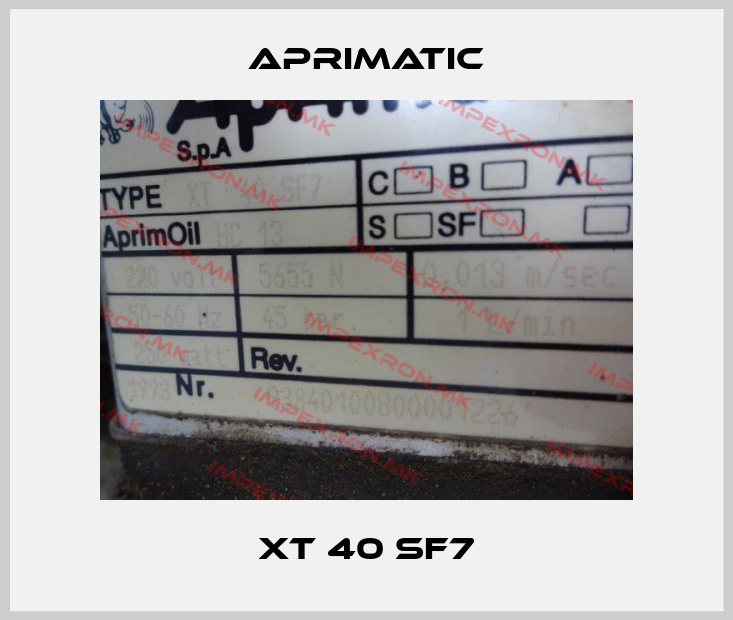 Aprimatic-XT 40 SF7price