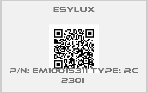 ESYLUX-P/N: EM10015311 Type: RC 230i price