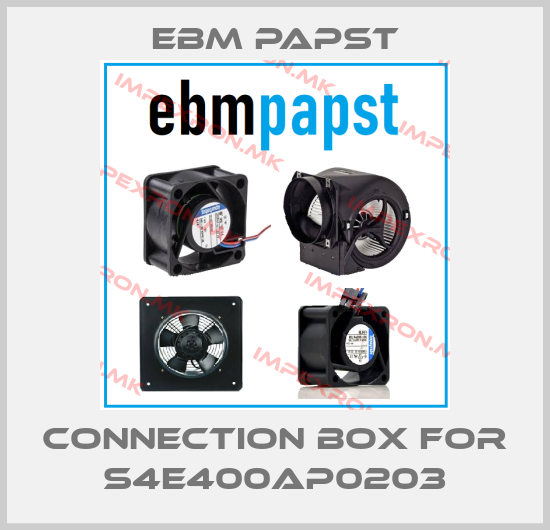 EBM Papst-connection box for S4E400AP0203price
