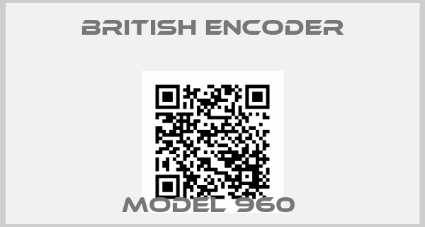 British Encoder-Model 960 price
