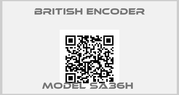 British Encoder-Model SA36H price