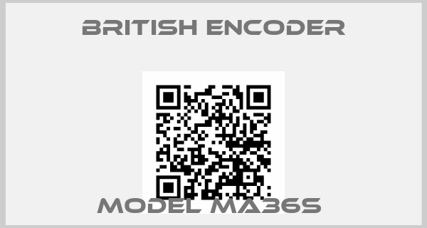 British Encoder-Model MA36S price