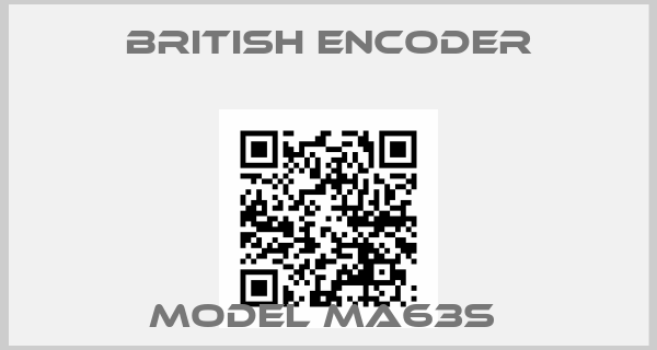 British Encoder-Model MA63S price