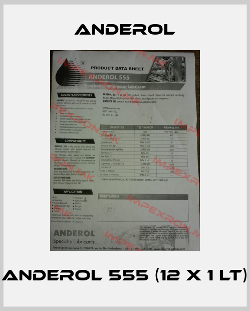 Anderol-ANDEROL 555 (12 x 1 LT)price