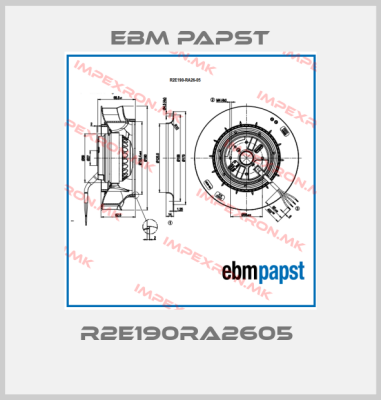 EBM Papst-R2E190RA2605 price
