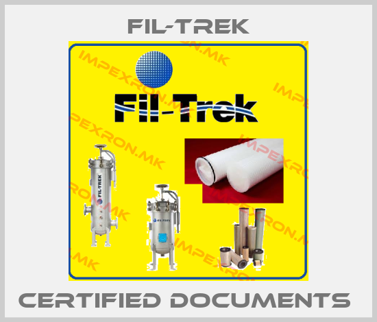 FIL-TREK-Certified documents price