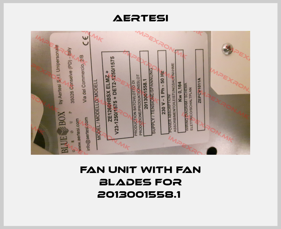 Aertesi-Fan unit with fan blades for 2013001558.1 price