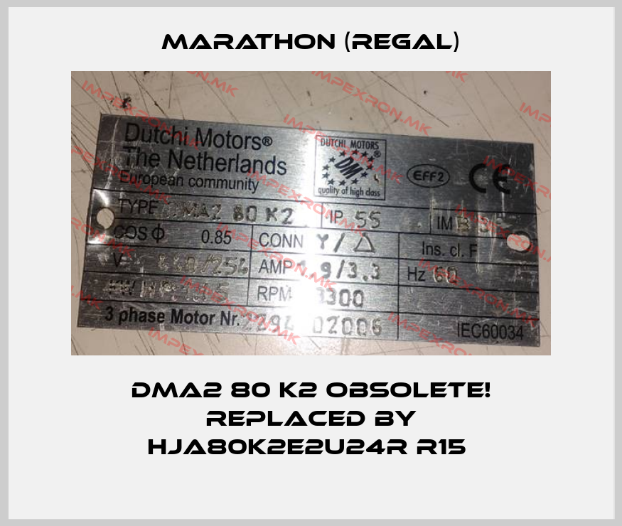 Marathon (Regal)-DMA2 80 K2 Obsolete! Replaced by HJA80K2E2U24R R15 price