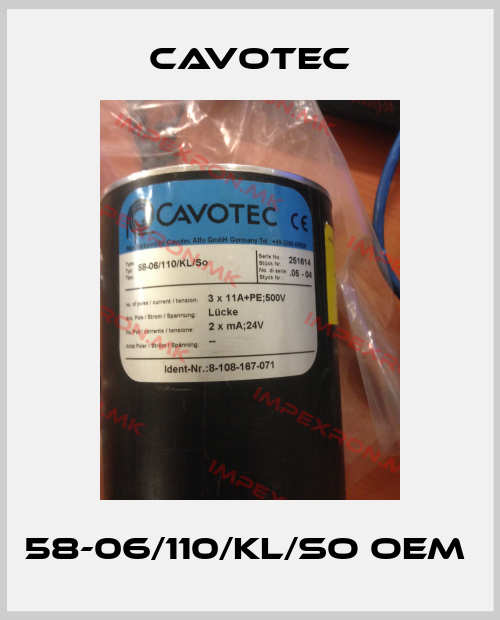 Cavotec-58-06/110/KL/So oem price