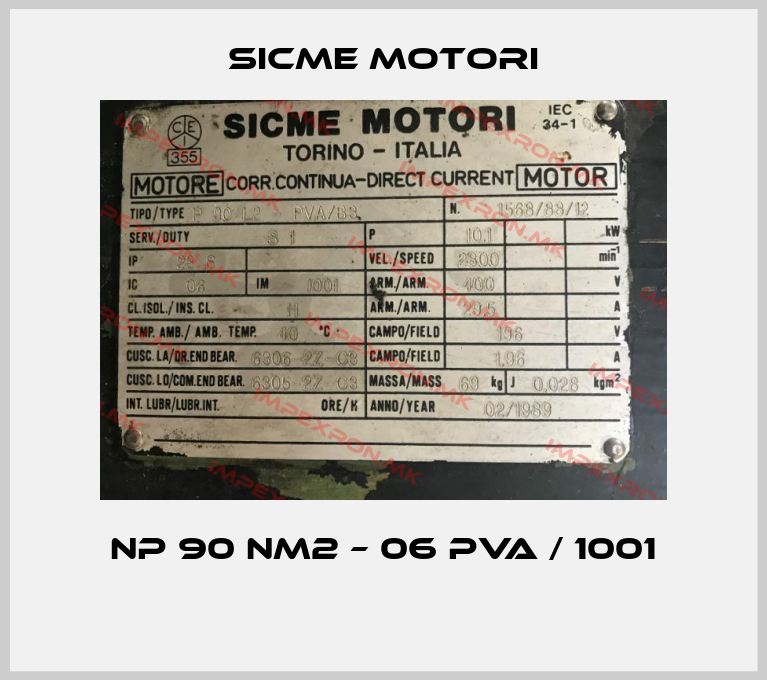 Sicme Motori-NP 90 NM2 – 06 PVA / 1001 price