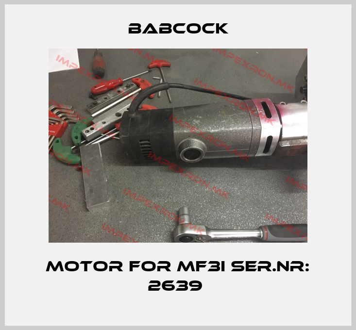 Babcock-Motor for MF3i Ser.Nr: 2639 price