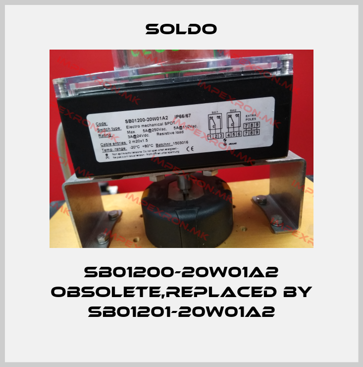 Soldo-SB01200-20W01A2 obsolete,replaced by SB01201-20W01A2price