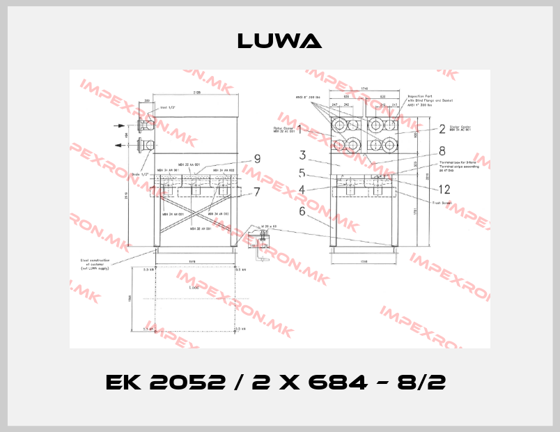 Luwa-EK 2052 / 2 x 684 – 8/2 price