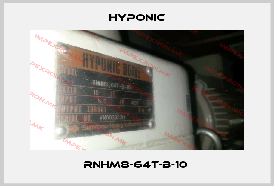 HYPONIC-RNHM8-64T-B-10 price