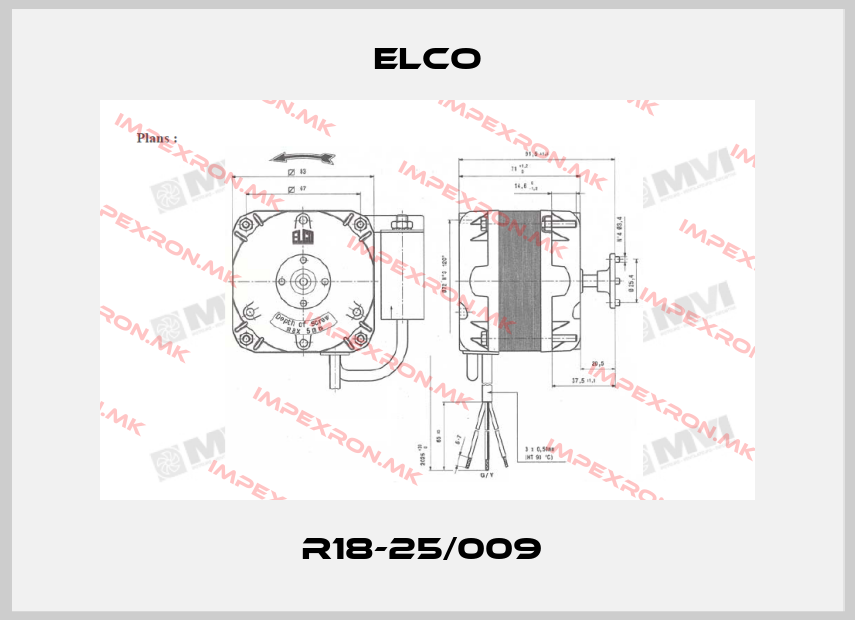 Elco-R18-25/009 price