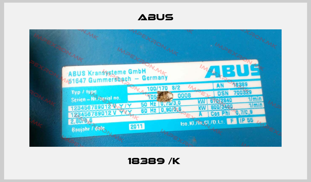Abus- 18389 /K price