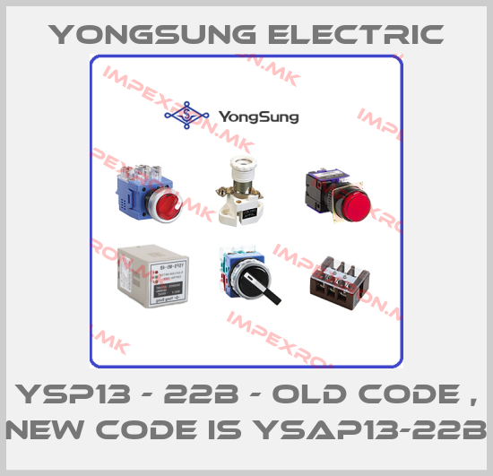 YongSung Electric-YSP13 - 22B - old code , new code is YSAP13-22Bprice