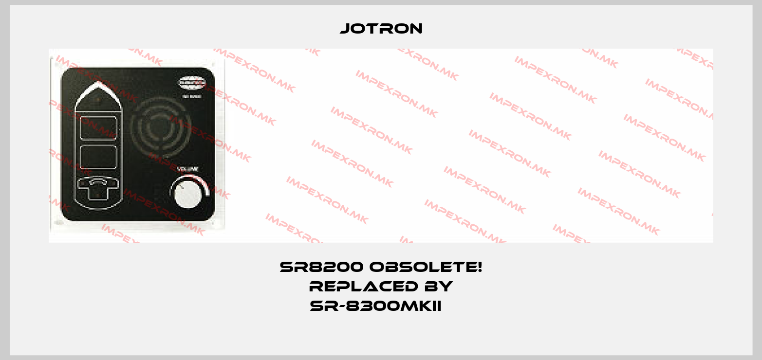 JOTRON-SR8200 Obsolete! Replaced by SR-8300MkII  price