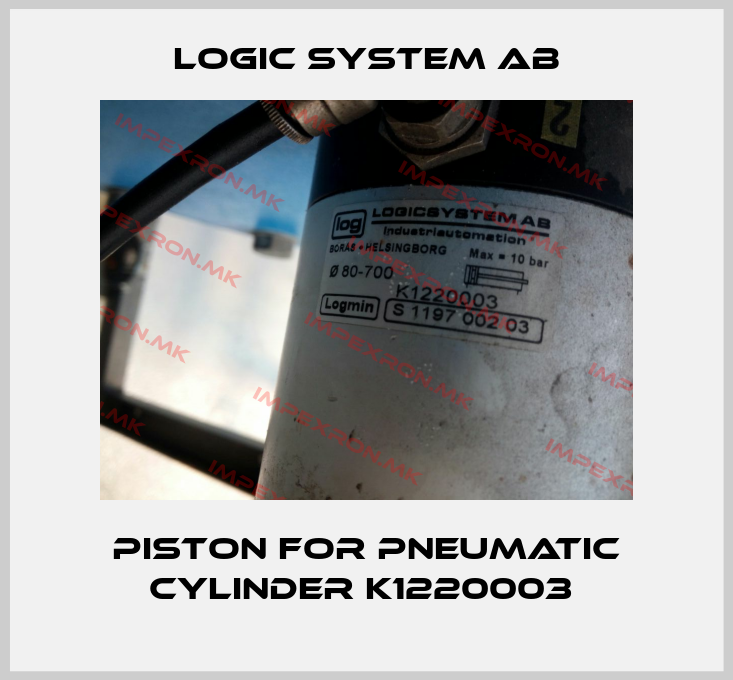 LOGIC SYSTEM AB-piston for pneumatic cylinder K1220003 price