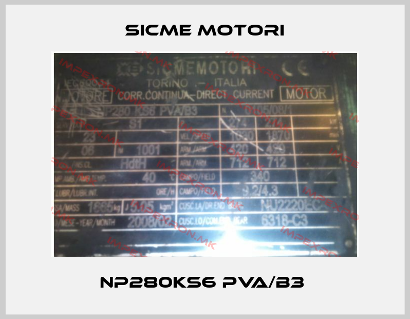 Sicme Motori-NP280KS6 PVA/B3 price