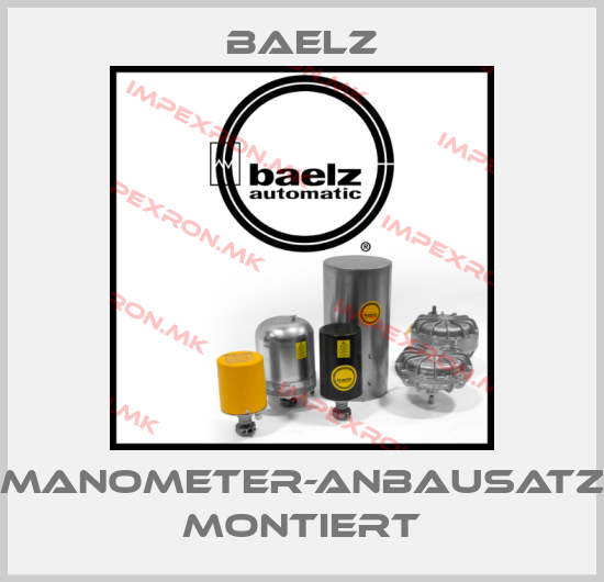 Baelz-Manometer-Anbausatz montiertprice