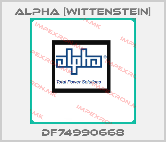Alpha [Wittenstein]-DF74990668price