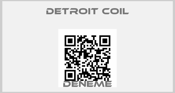 Detroit Coil-denemeprice