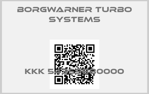 Borgwarner turbo systems-KKK 54359880000price