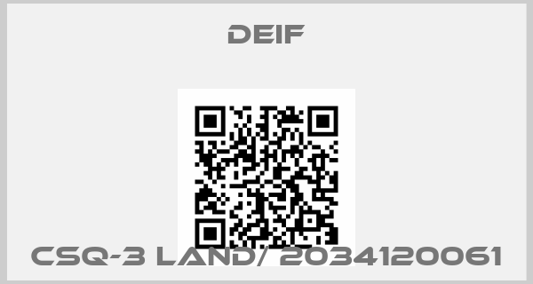 Deif-CSQ-3 Land/ 2034120061price