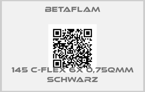 BETAFLAM-145 C-FLEX 6x 0,75qmm schwarzprice